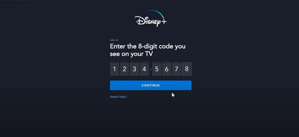 Disneyplus / Begin Code