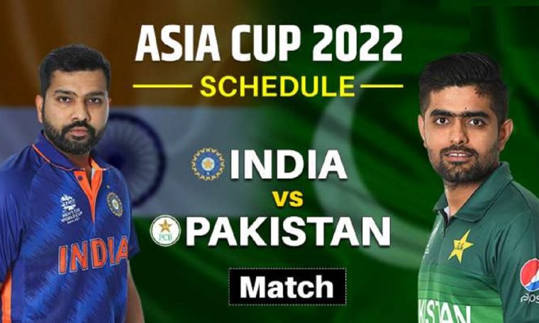 India vs Pakistan 2022 schedule