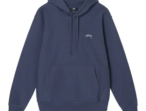 OVERDYED SMOOTH STOCK LOGO HOODIE