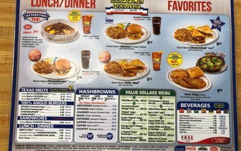 waffle house menu