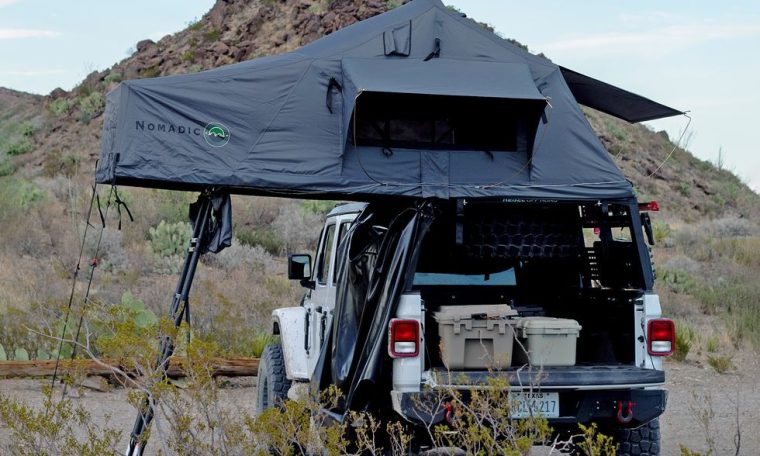 Camping in a Roof Top Tent