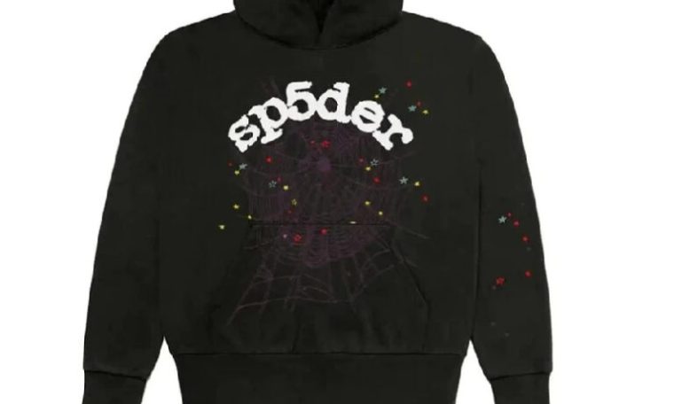 Black Sp5der Worldwide Hoodie