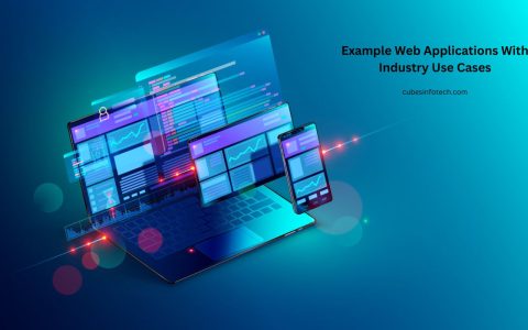 Example Web Applications With Industry Use Cases