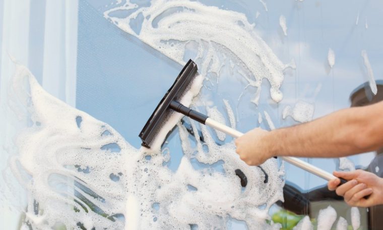 Telescopic window cleaning Kit