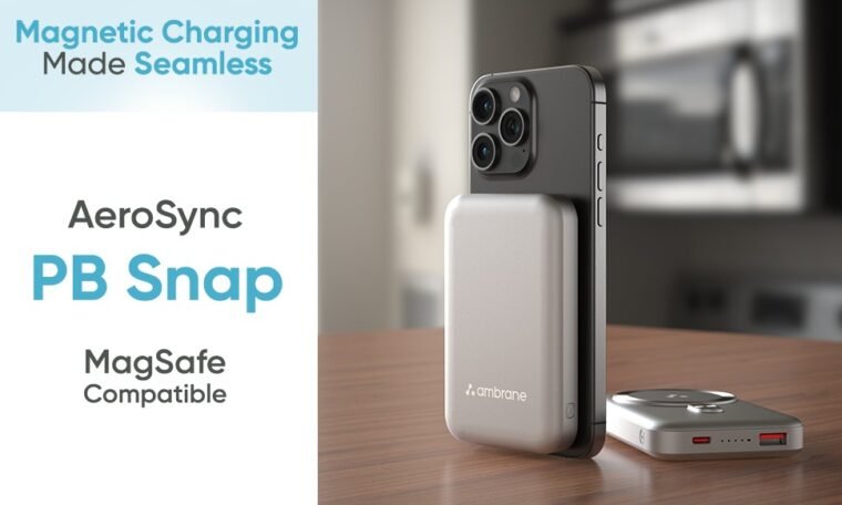 Ambrane MagSafe Wireless 10,000mAh Fast Charging Power Bank: The Ultimate Portable Charging Solution