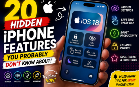 20 Hidden iPhone Features You Probably Don't Know About in 2026
