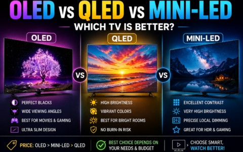 OLED vs QLED vs Mini-LED: Which TV Is Better in 2026?