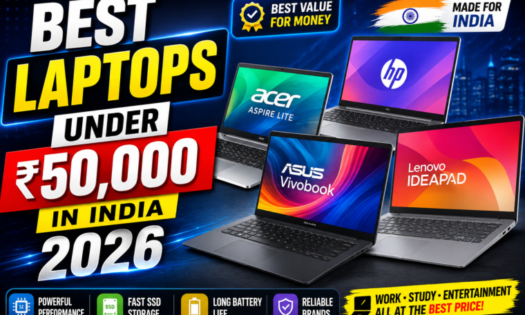 Best Laptops Under ₹50,000 in India 2026: Top Picks & Buying Guide