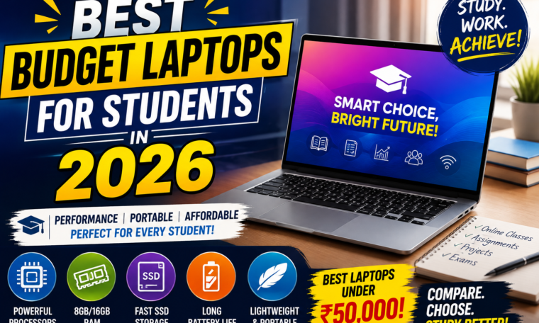 Best Budget Laptops for Students in 2026: Top Picks, Features & Buying Guide