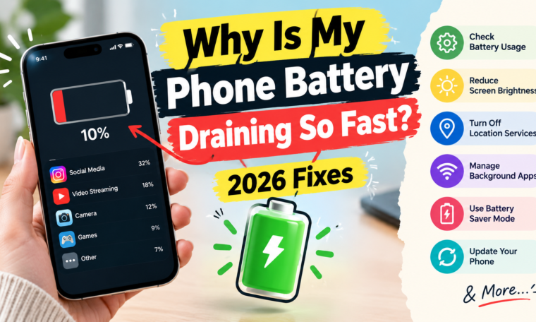 Why Is My Phone Battery Draining So Fast? 2026 Fixes