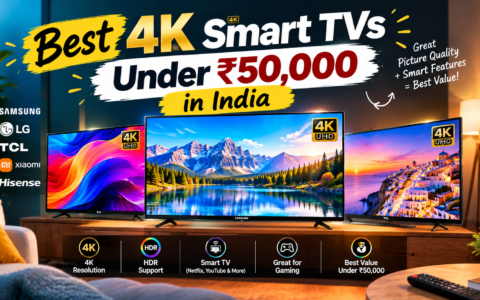 Best 4K Smart TVs Under ₹50,000 in India 2026