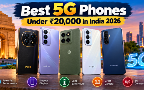 Best 5G Phones Under ₹20,000 in India
