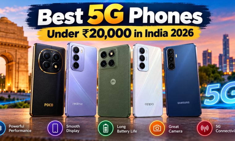 Best 5G Phones Under ₹20,000 in India